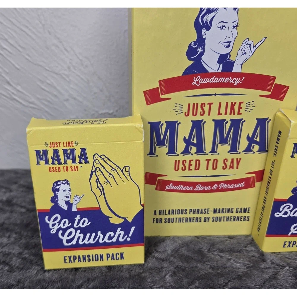 Just Like Mama Used to Say Southern Thing Phrase Game Lawdamercy School Church